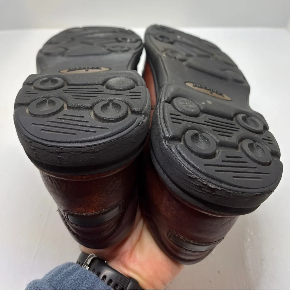 Men's Rockport Eureka Brown Leather Walking Shoes K71201 (Size 9.5) - Picture 10 of 12